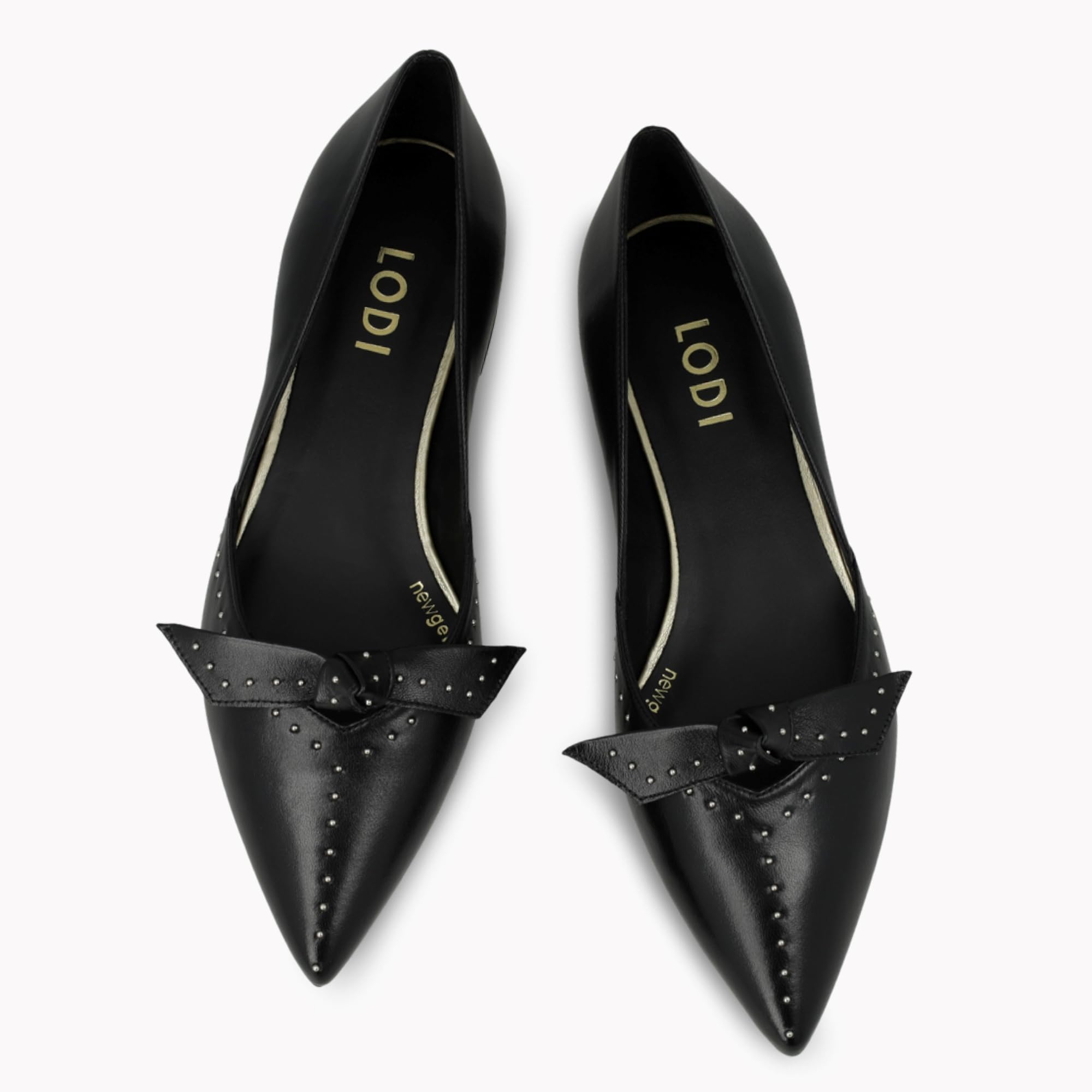 Lodi Amistad ballerines noires cuir