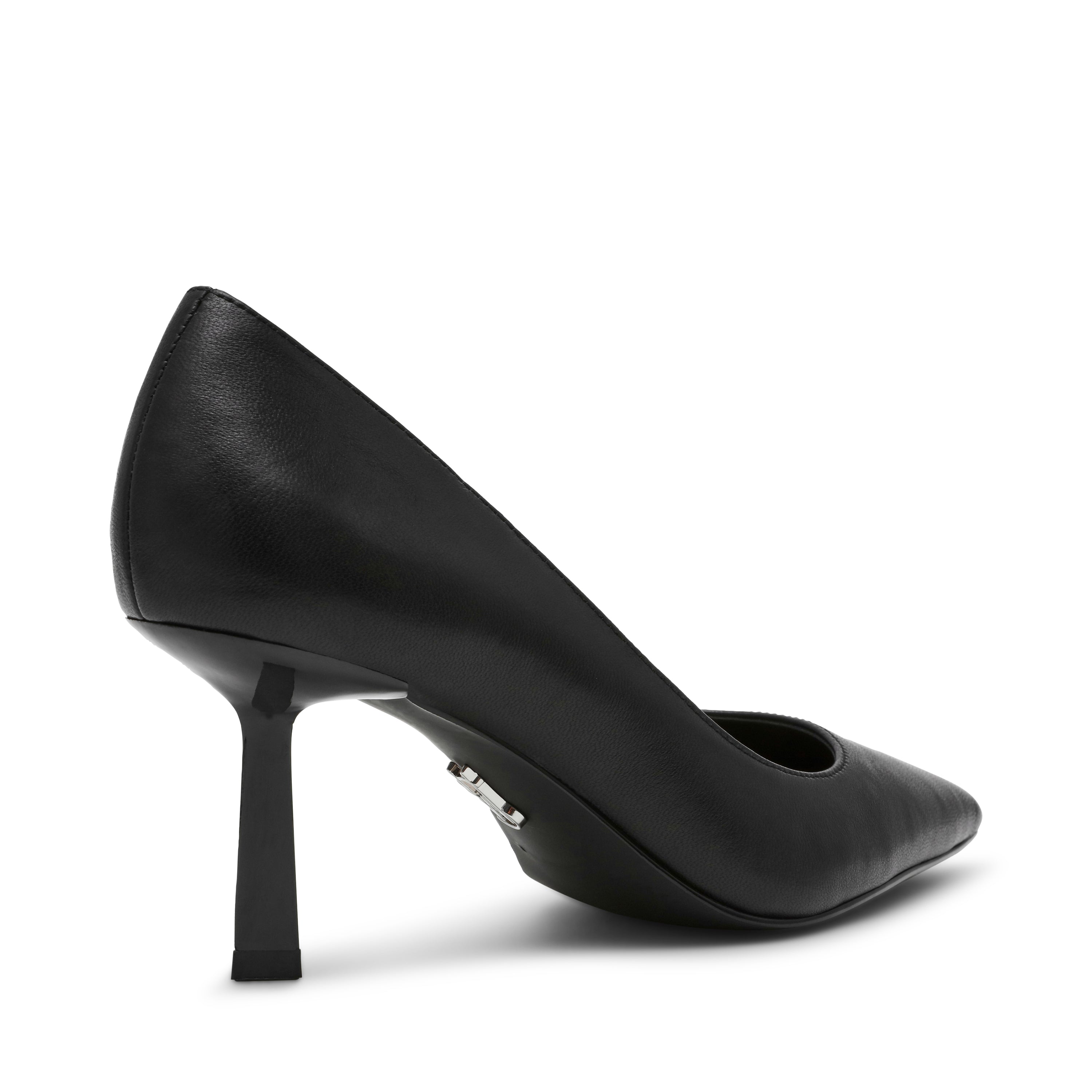 Steve Madden Vena escarpin cuir noir talon 8,5 cm