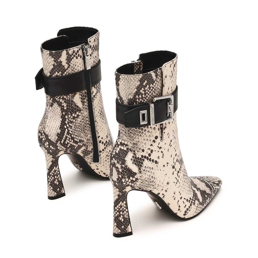 Steve Madden Sultri Bootie bottines serpent noir talon 8 cm