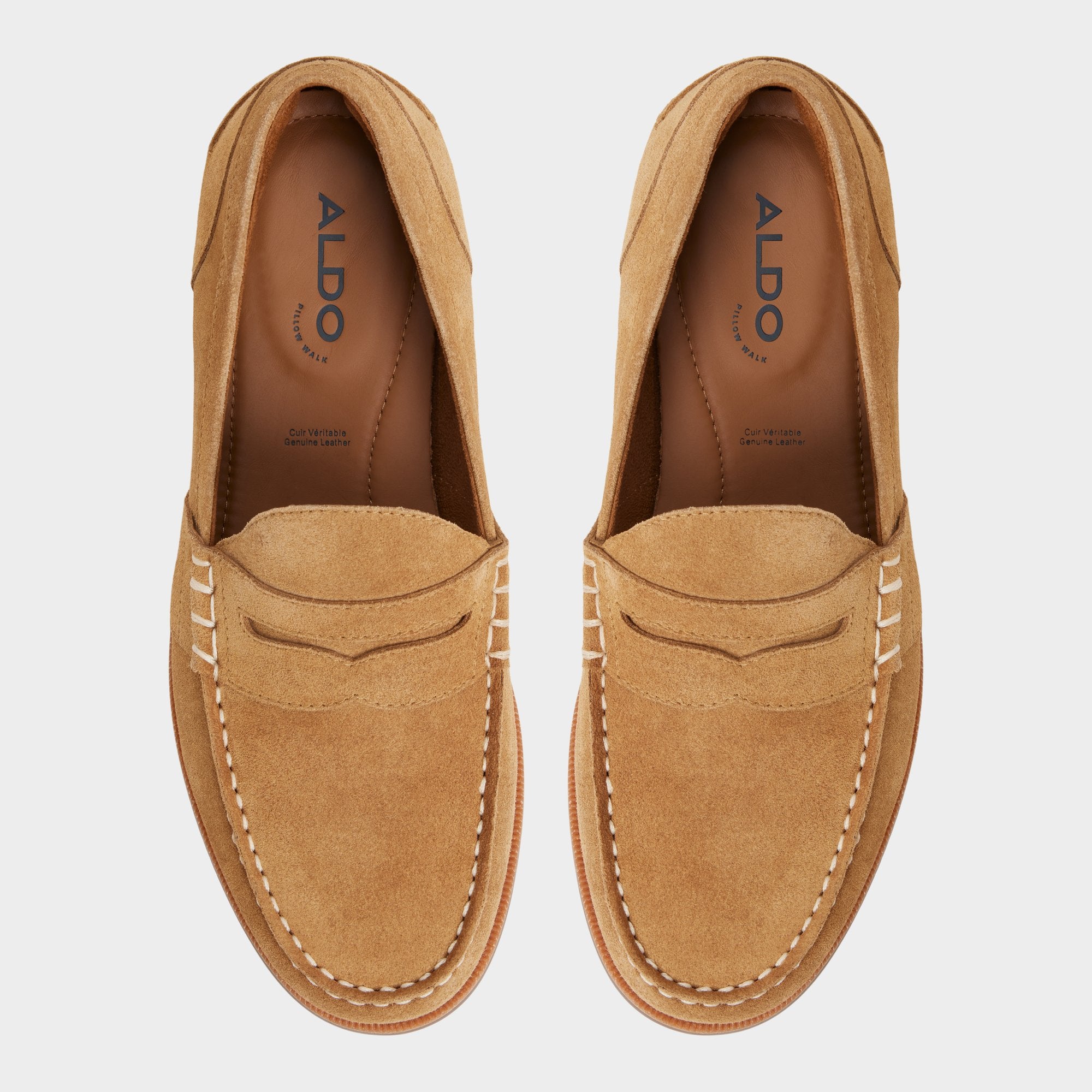 ALDO Corbin mocassins suède camel