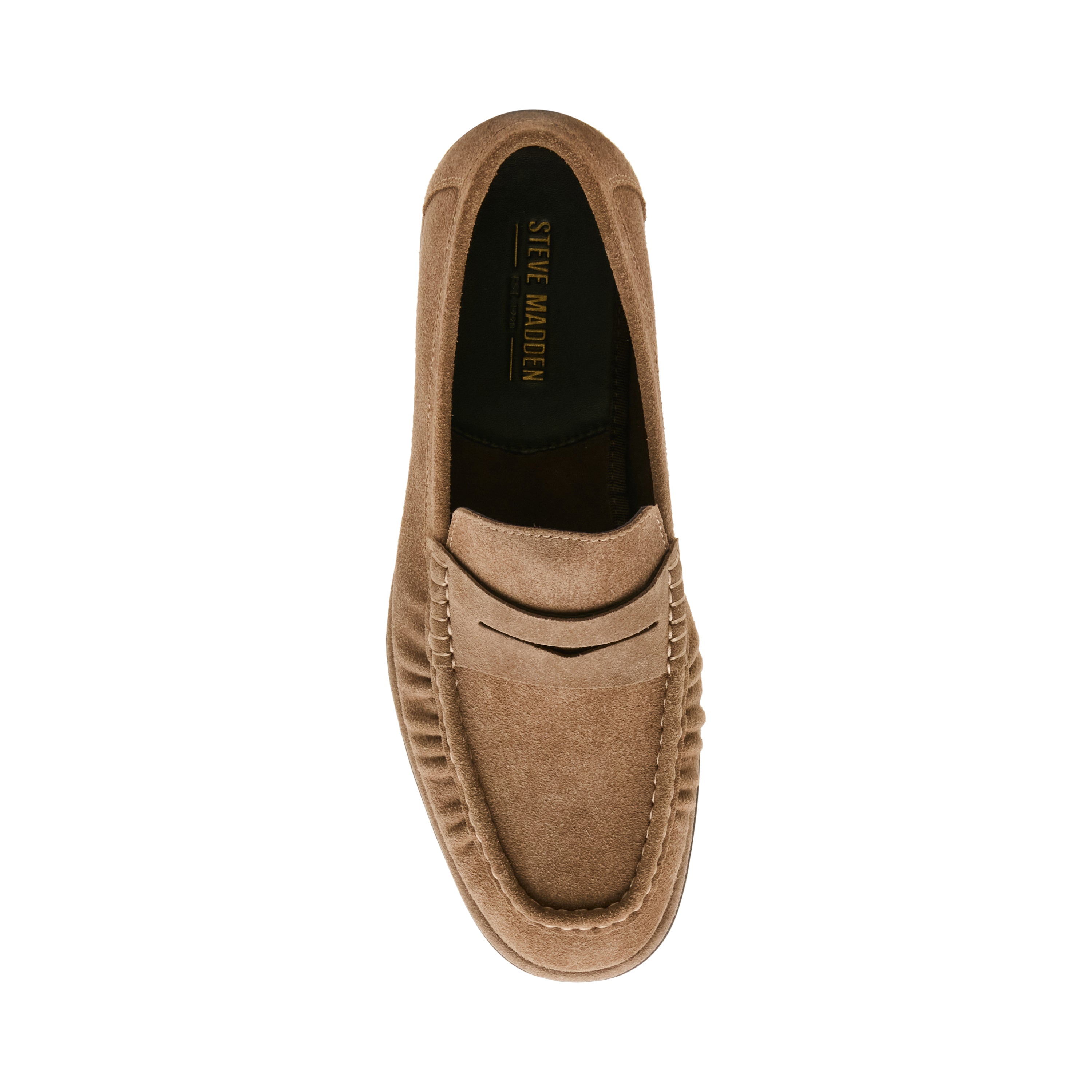 Steve Madden Derry mocassins homme daim taupe