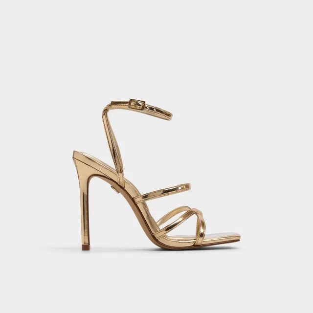 ALDO Galoi sandales à talon doré brides fines