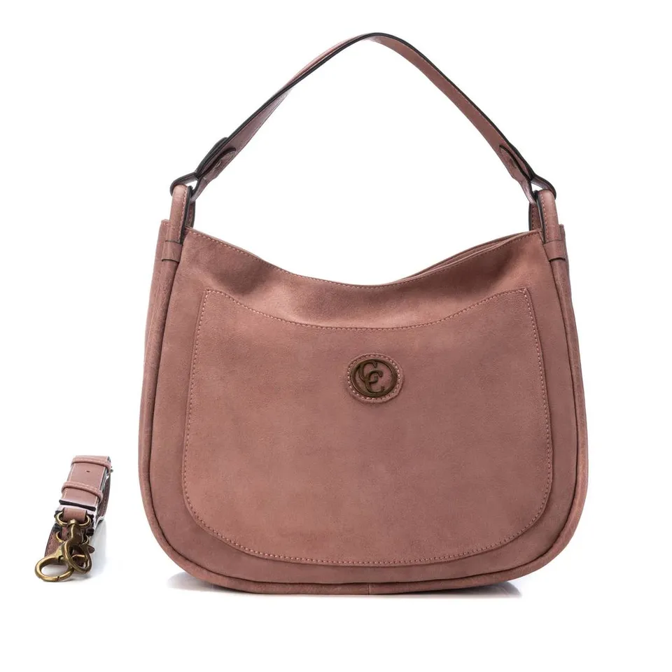 Carmela 18612003 sac femme marron cuir suédé