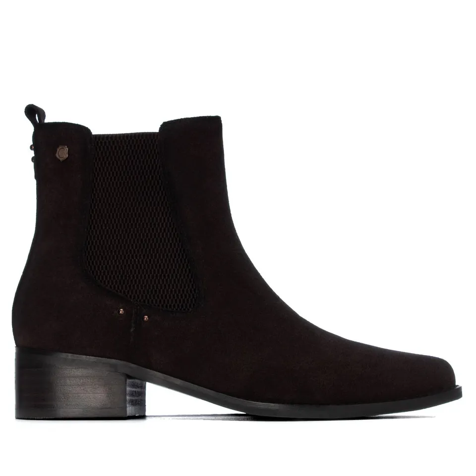 Carmela 16414301 bottines femme marron talon bas