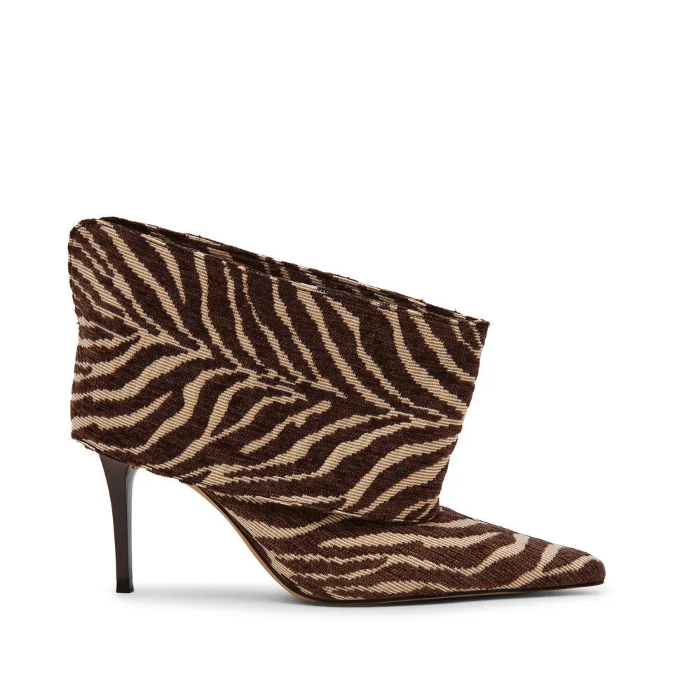 Steve Madden Enella bottes zèbre tissu talon 8 cm
