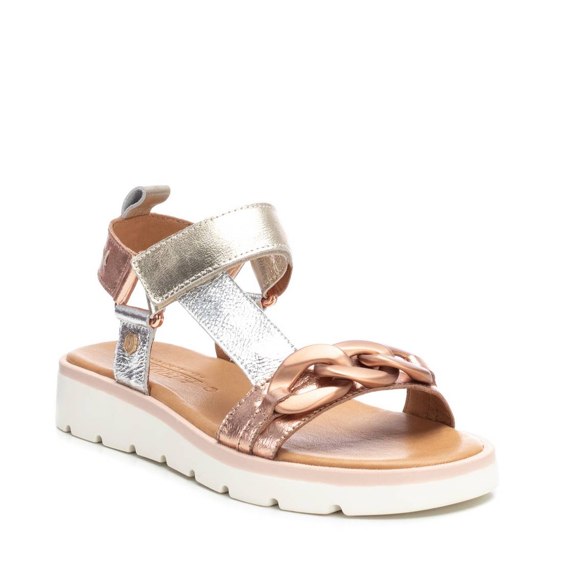 Carmela 16159001 sandales marron cuir talon plat