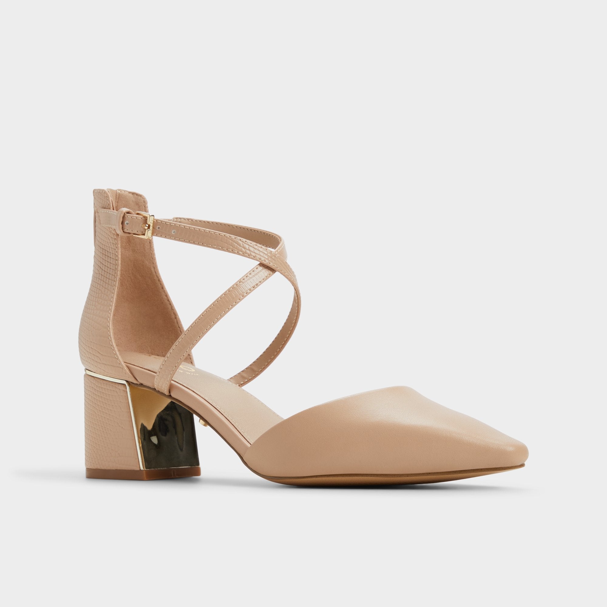 ALDO Grarwen escarpins talon bloc beige