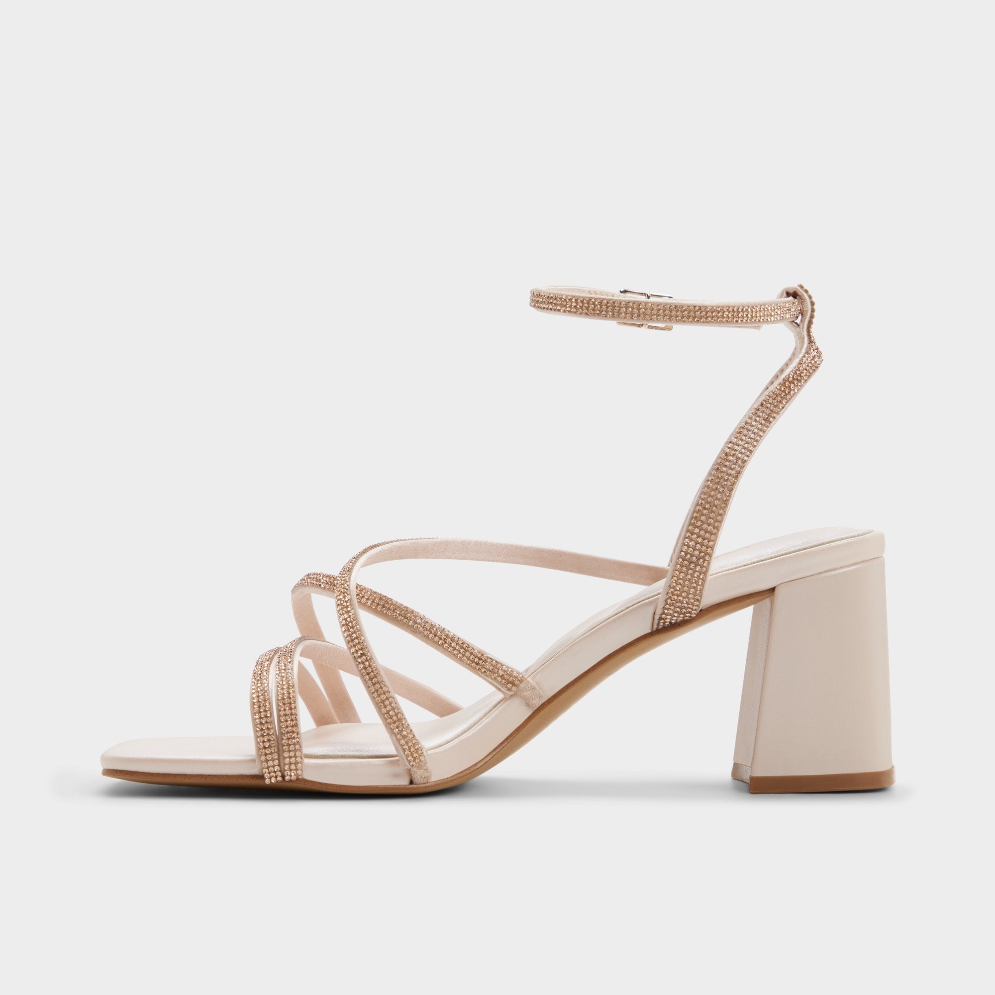 ALDO Esther bottines talon bloc beige