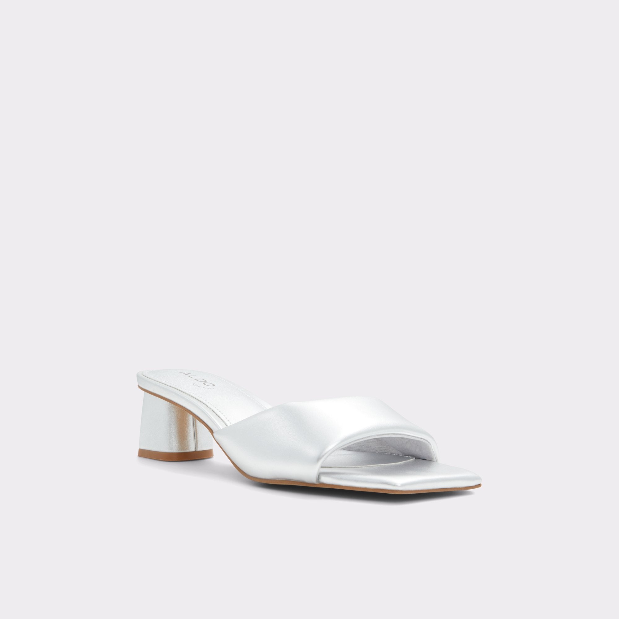 ALDO Aneka mules confortables coussinées doré