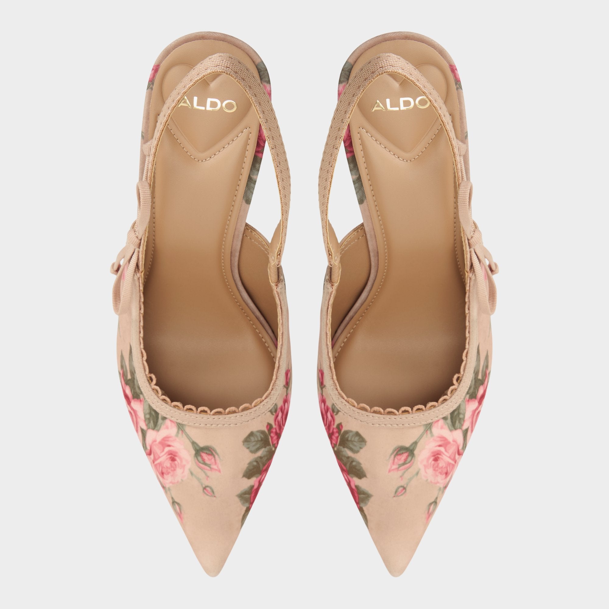Aldo Hennie escarpins fleurs bride arrière
