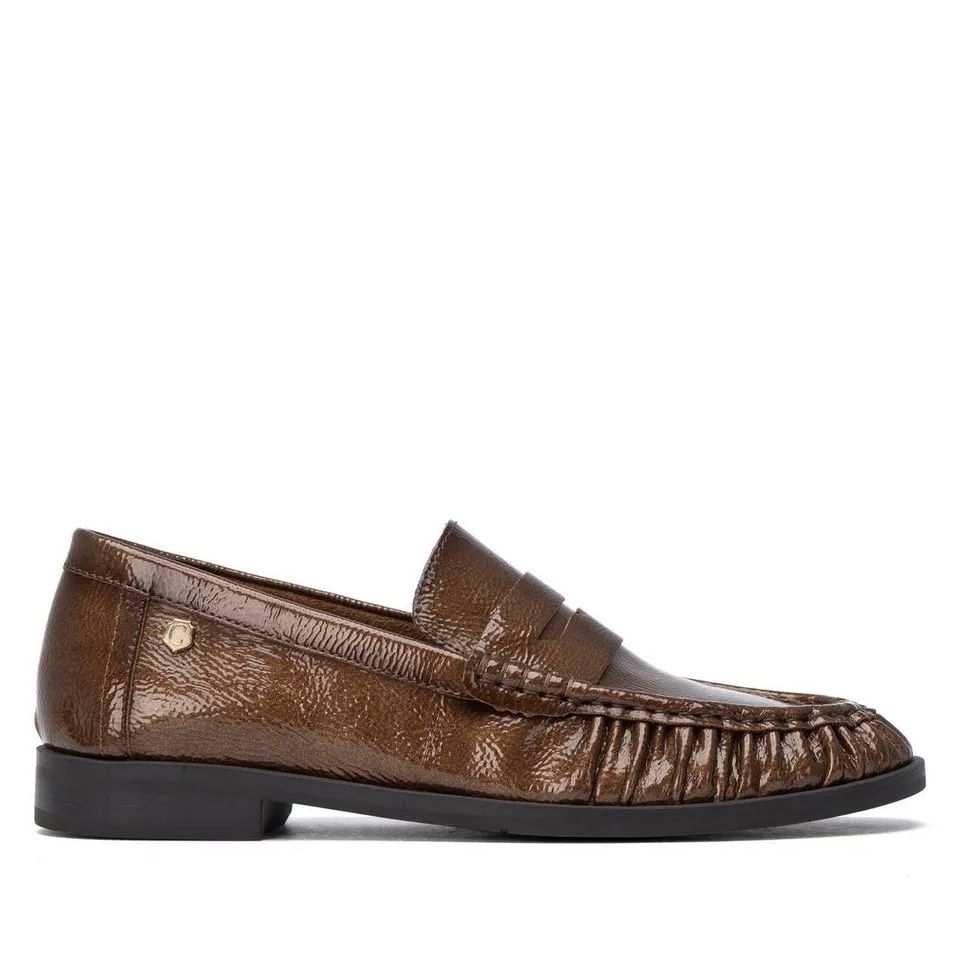 Carmela 16435703 mocassin verni taupe plat