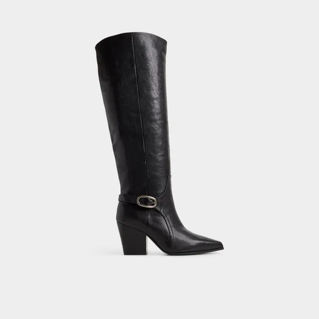 ALDO Saddle-WC bottes hautes noires