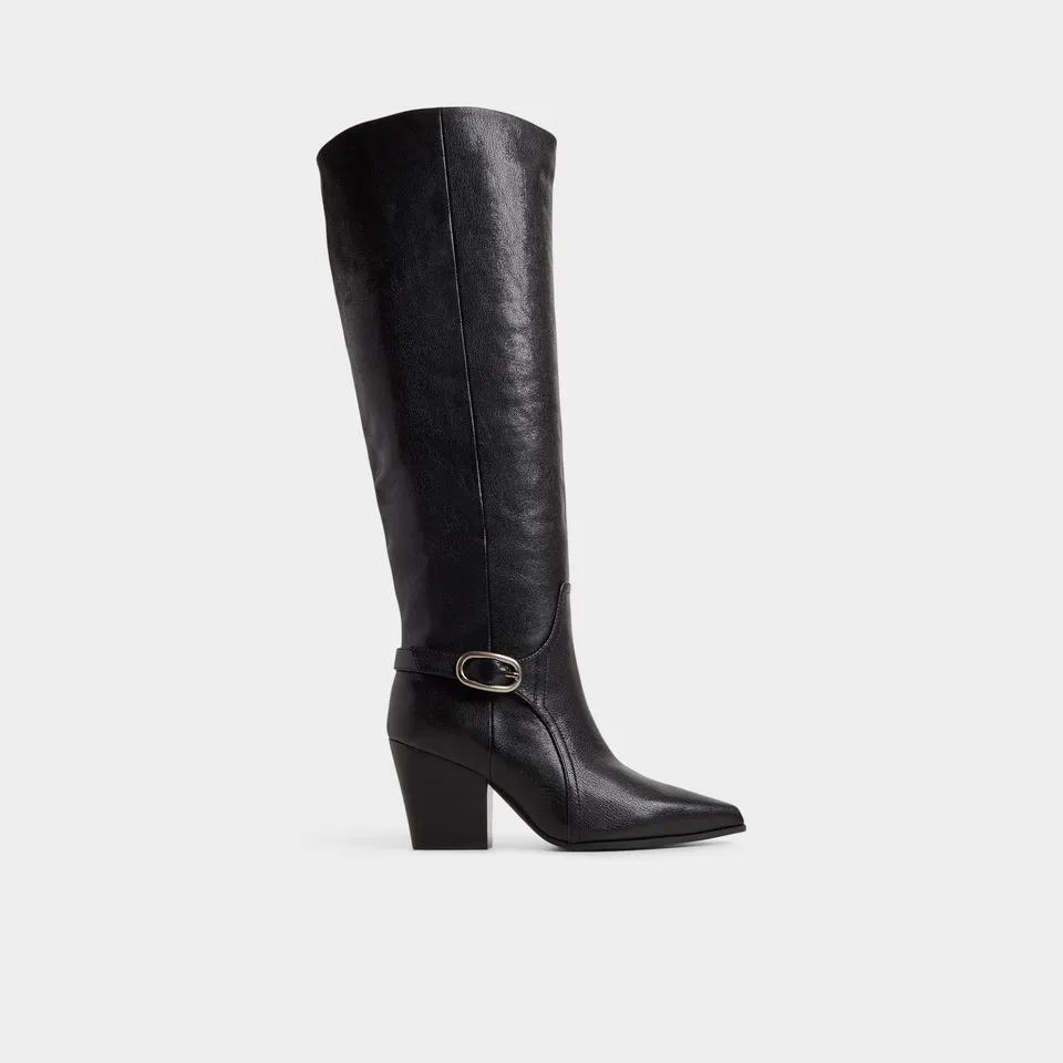 ALDO Saddle-WC bottes hautes noires