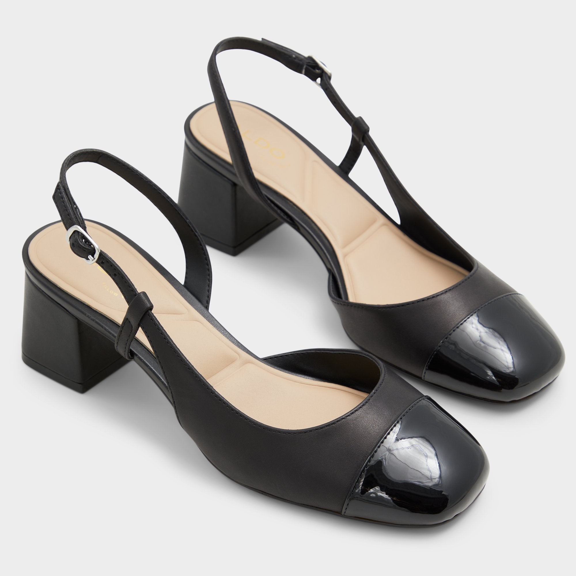 ALDO Bialle escarpins slingback petit talon noir