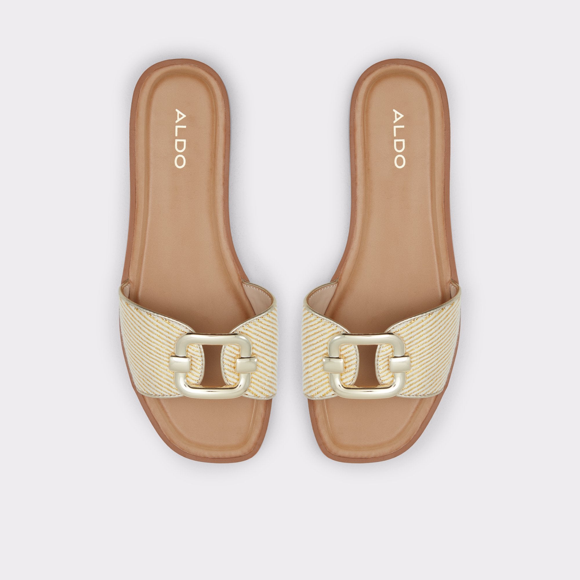 ALDO Glaeswen mule beige plate femme