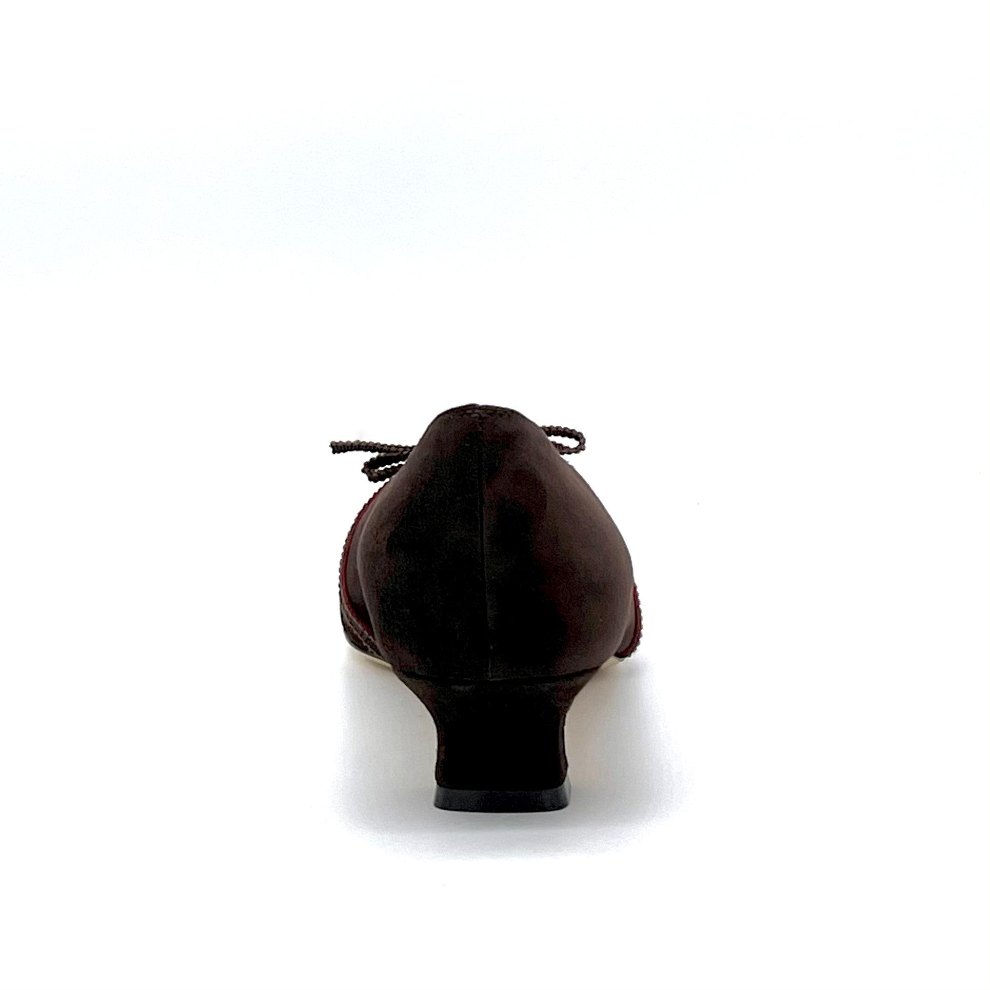 Elata 51522 escarpins daim marron talon 3,5 cm