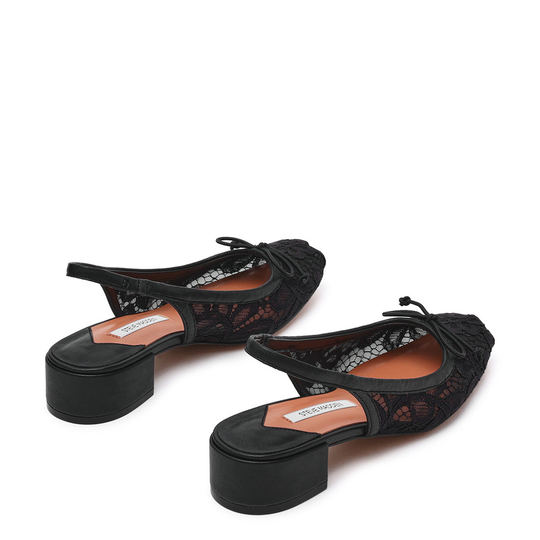 Steve Madden Loved-Lace ballerines noires maille