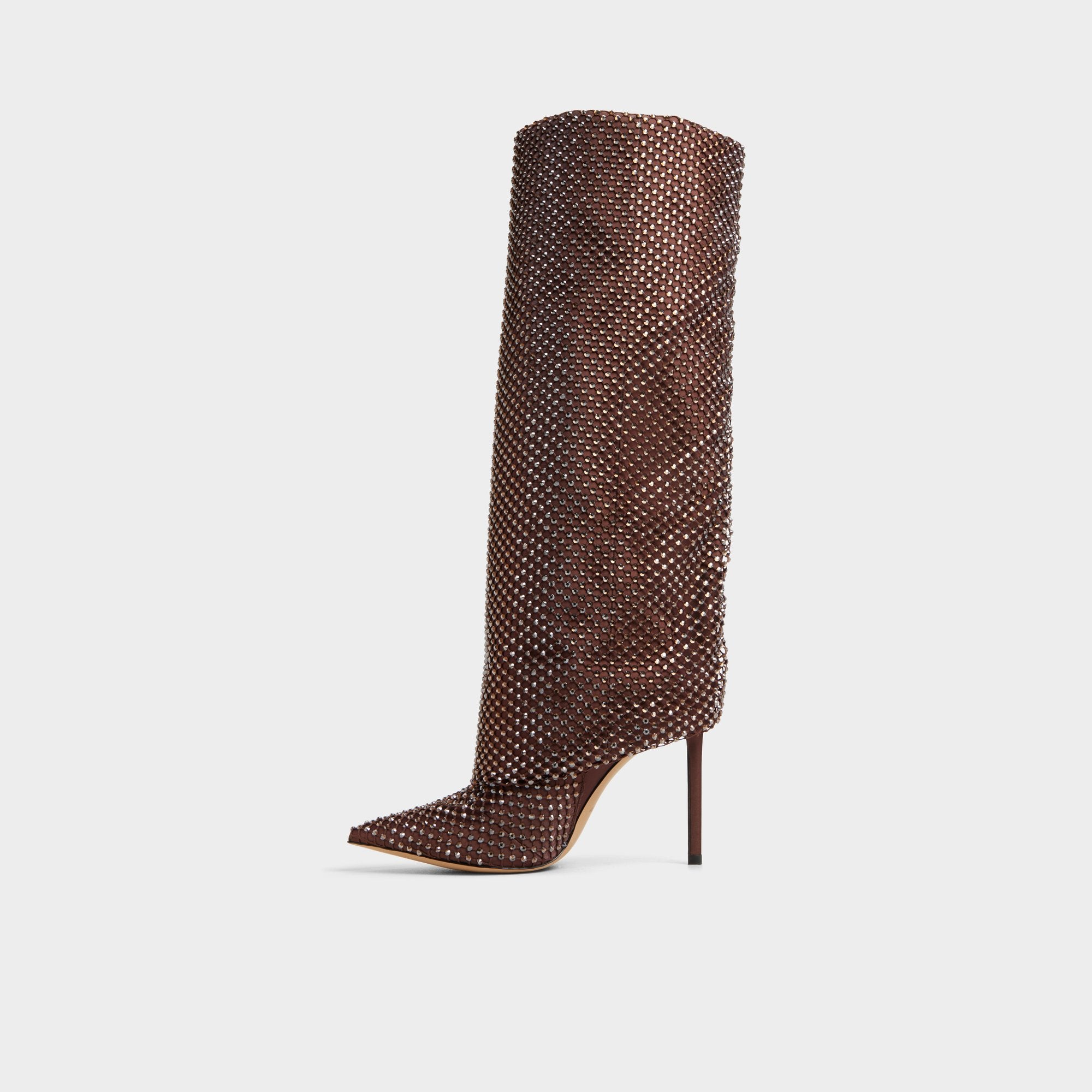 ALDO Livydalia bottes hautes strass mocha