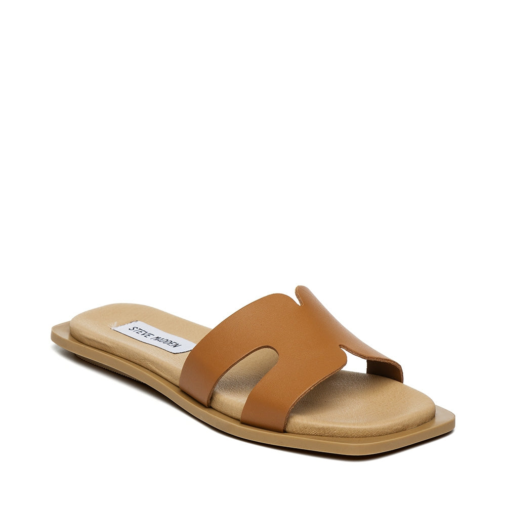 Steve Madden Sofia claquette cognac cuir