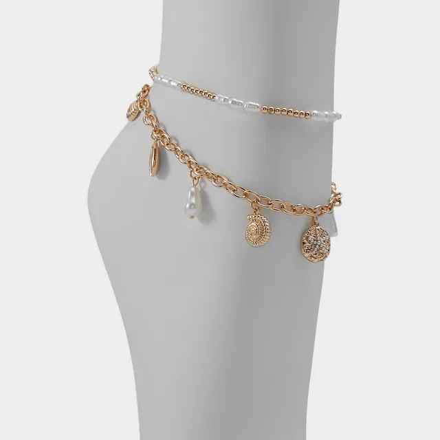 Aldo Oceanics bracelet de cheville été doré