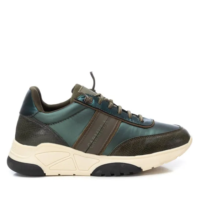 Carmela 16105804 sneakers femme vert cuir lacets