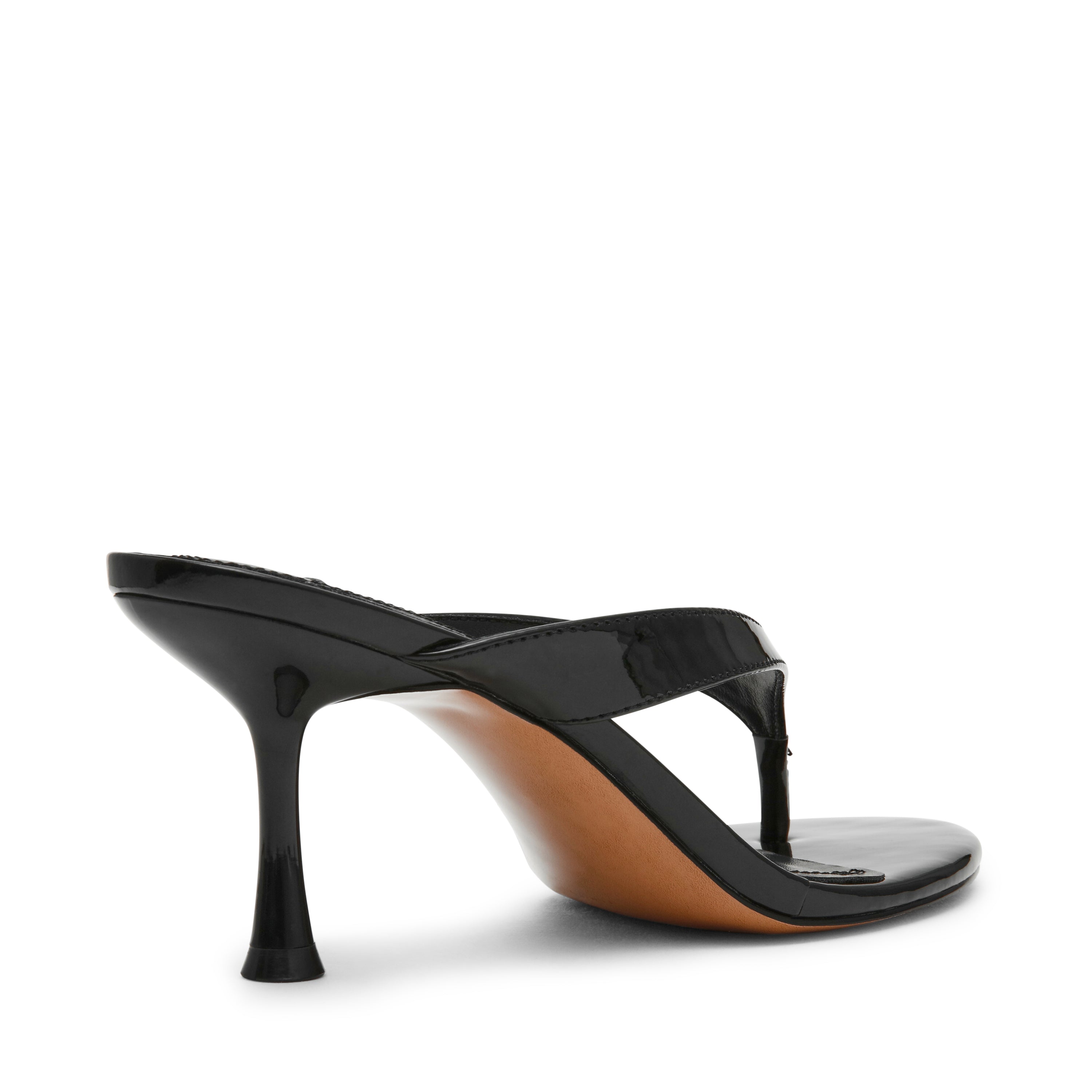 Steve Madden Faroh sandales vernies noires talon 6 cm