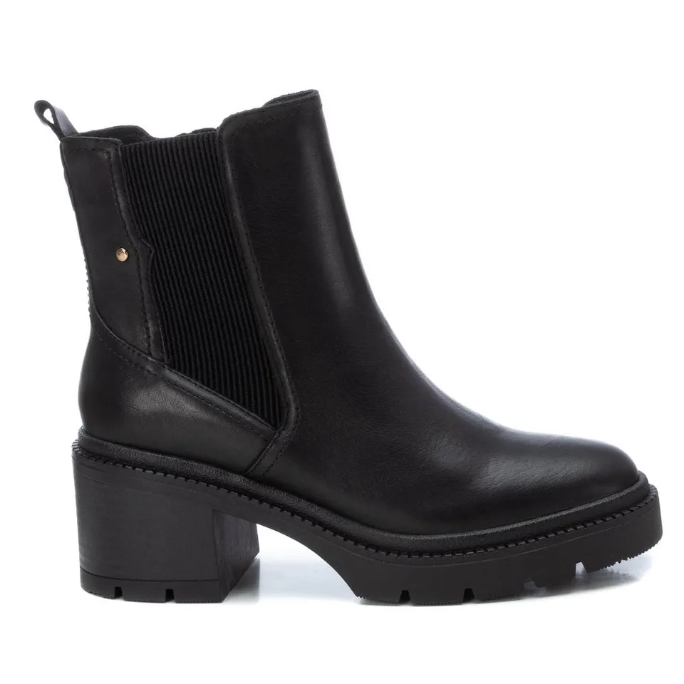Carmela 16191502 bottine chelsea noire cuir véritable
