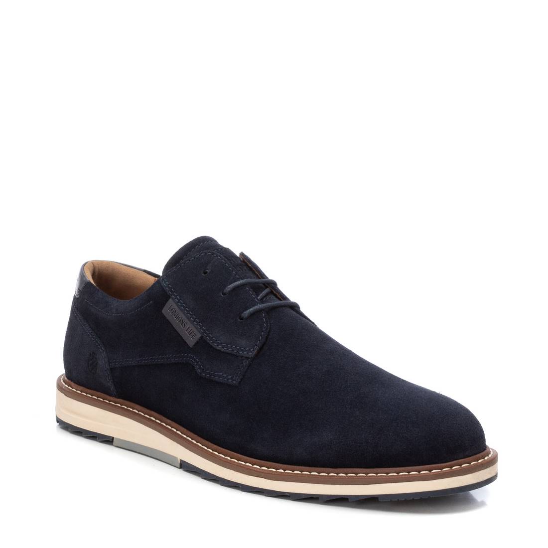 Carmela 16145101 derby cuir bleu homme