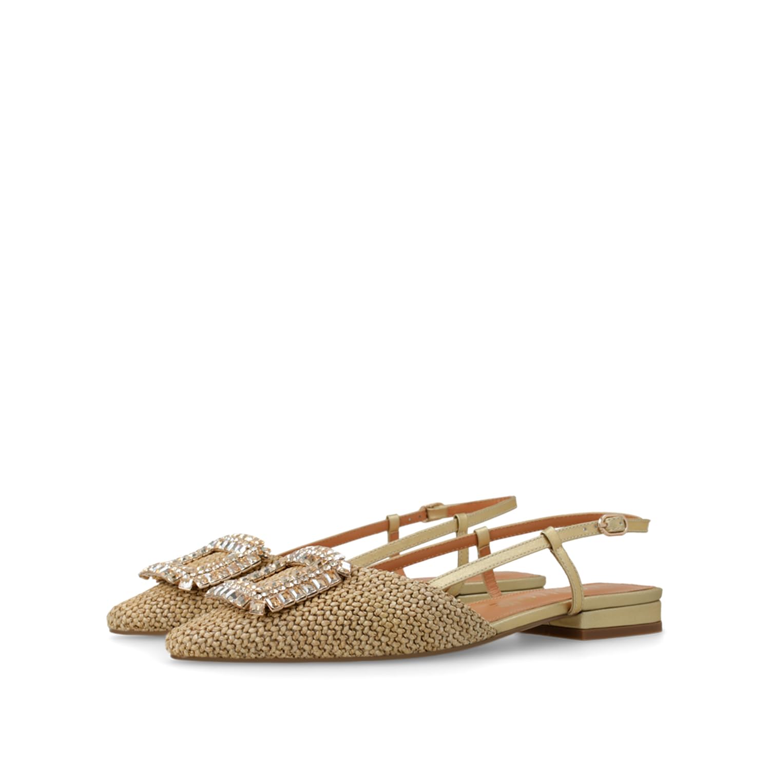 LODI BO5504 ballerines dorées cuir véritable