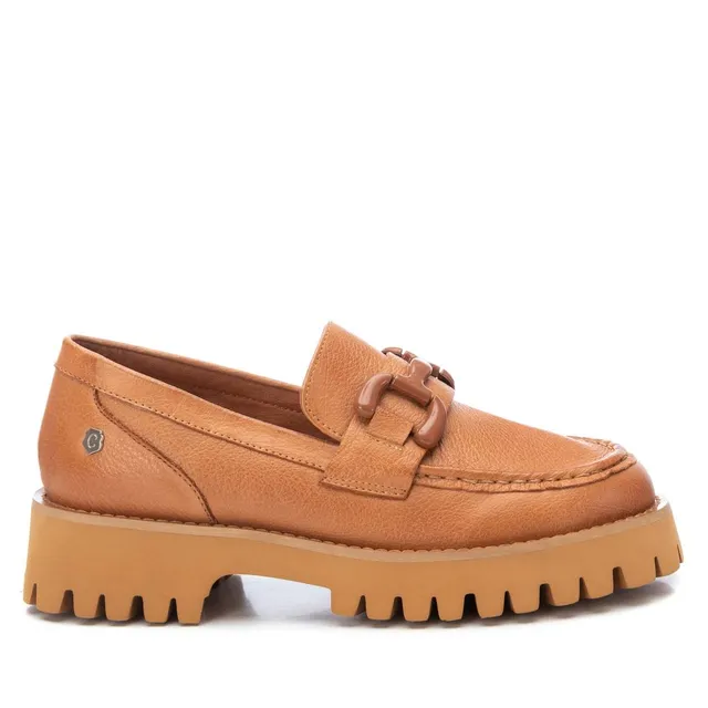 Carmela 16068906 mocassin cuir marron femme