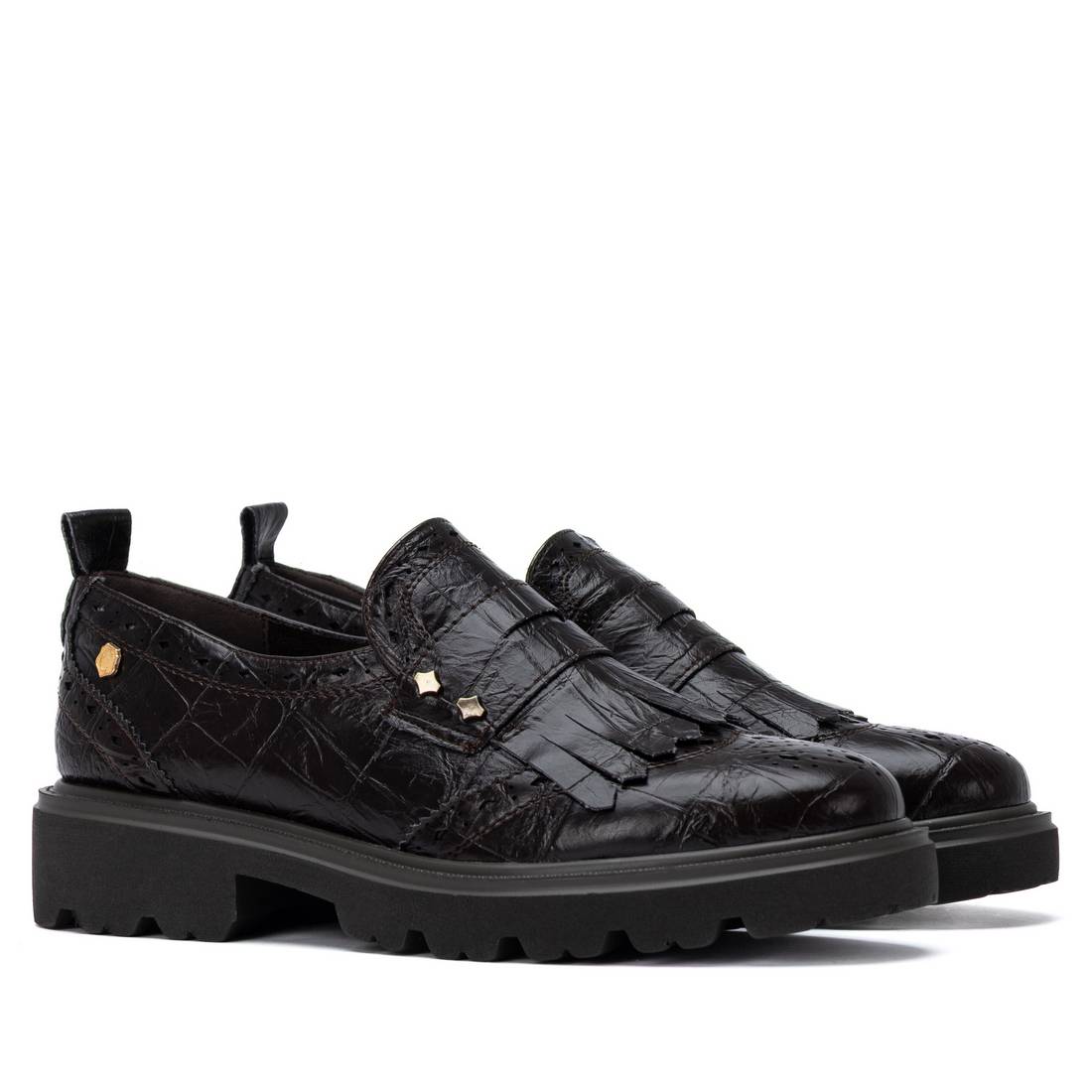 Carmela 16435901 mocassin marron semelle épaisse