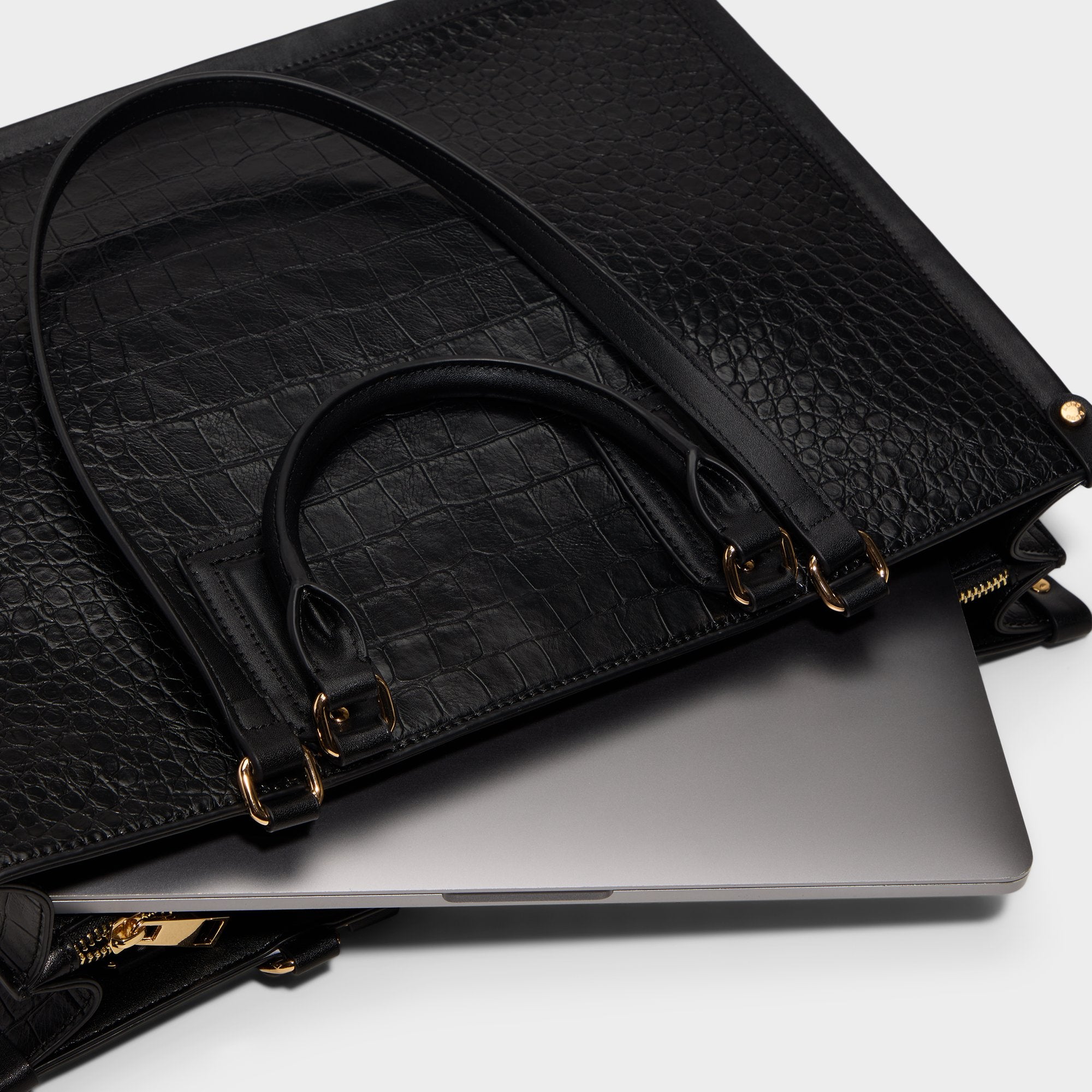 ALDO Cariema sac ordinateur noir grainé