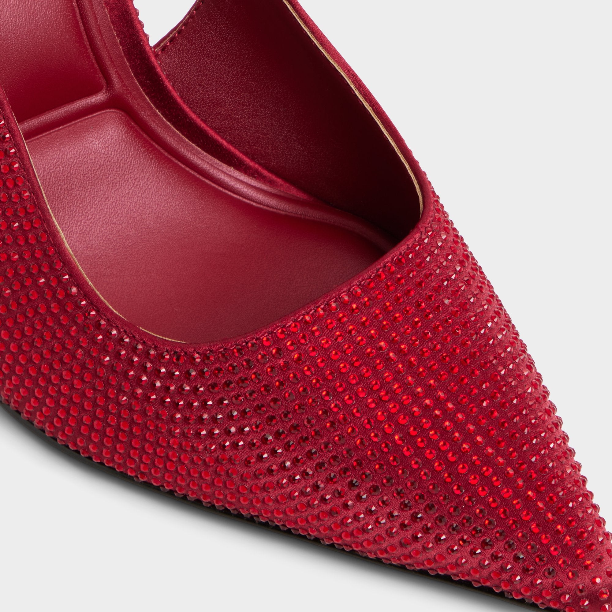 ALDO Lovebloom sandales slingback satin rouge