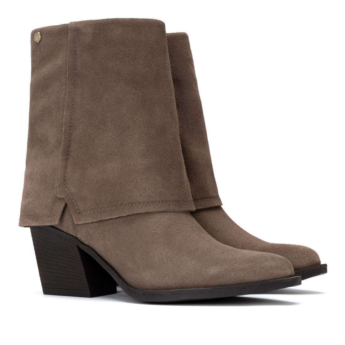 Carmela 16433502 bottines cuir marron talon moyen