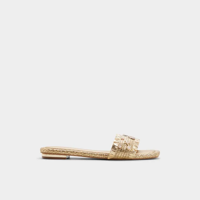 ALDO Aurania sandales plates femme raphia