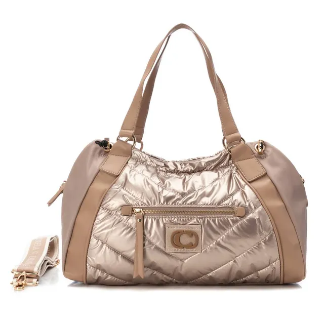 Carmela 18608101 sac épaule textile marron 39 cm