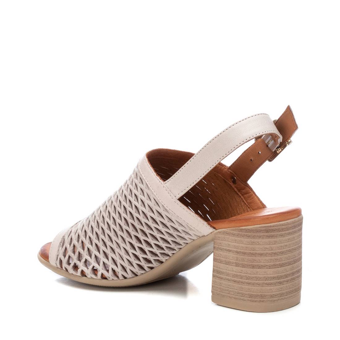 Carmela 16083702 sandale femme blanc cuir talon 8 cm