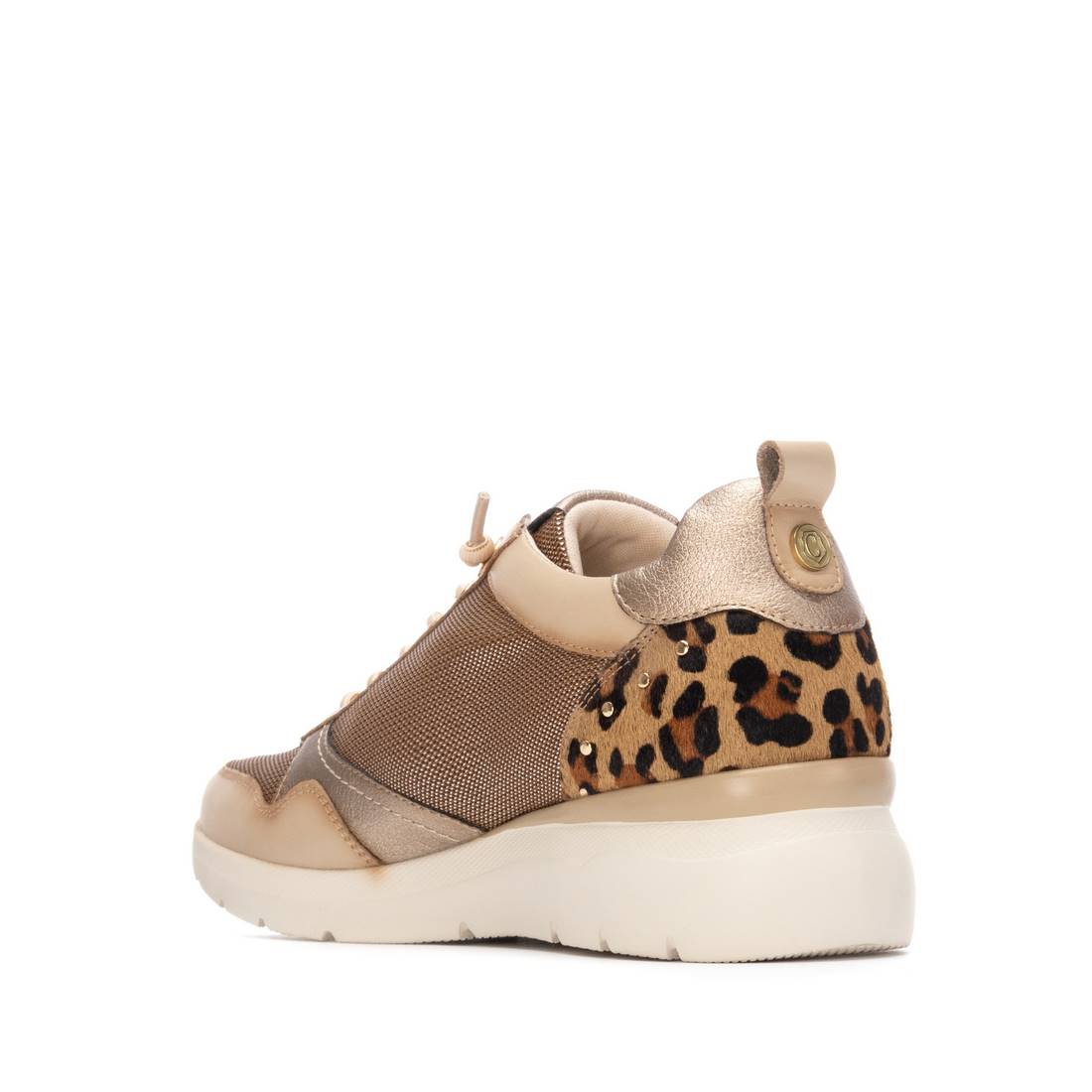 Carmela 16251301 basket beige cuir véritable