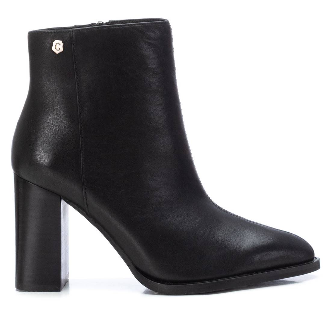 Carmela 16124002 bottine cuir noir talon 8 cm