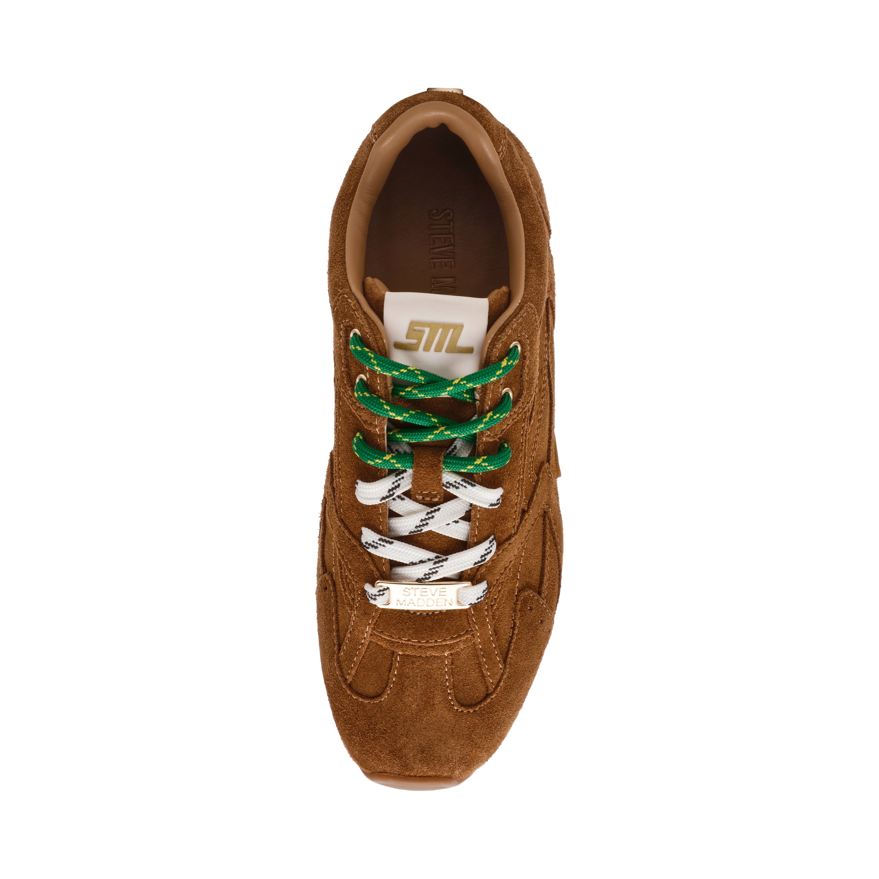 Steve Madden Asiel basket basse camel daim semelle 2 cm