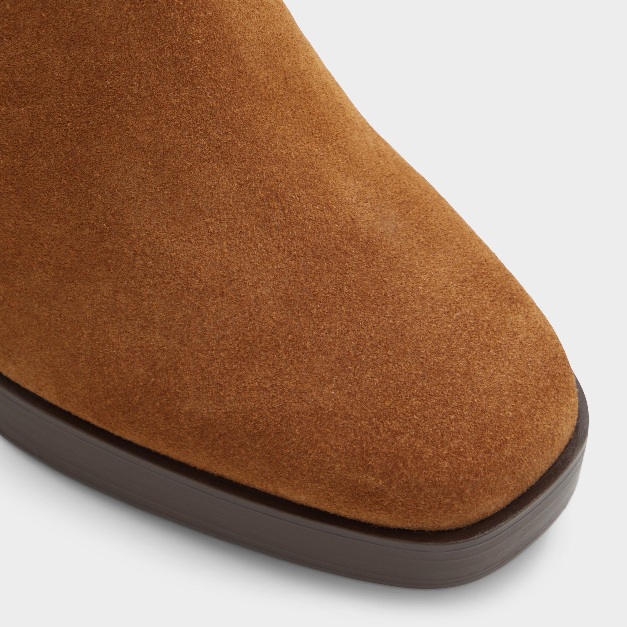 ALDO Voss bottines talon bloc marron