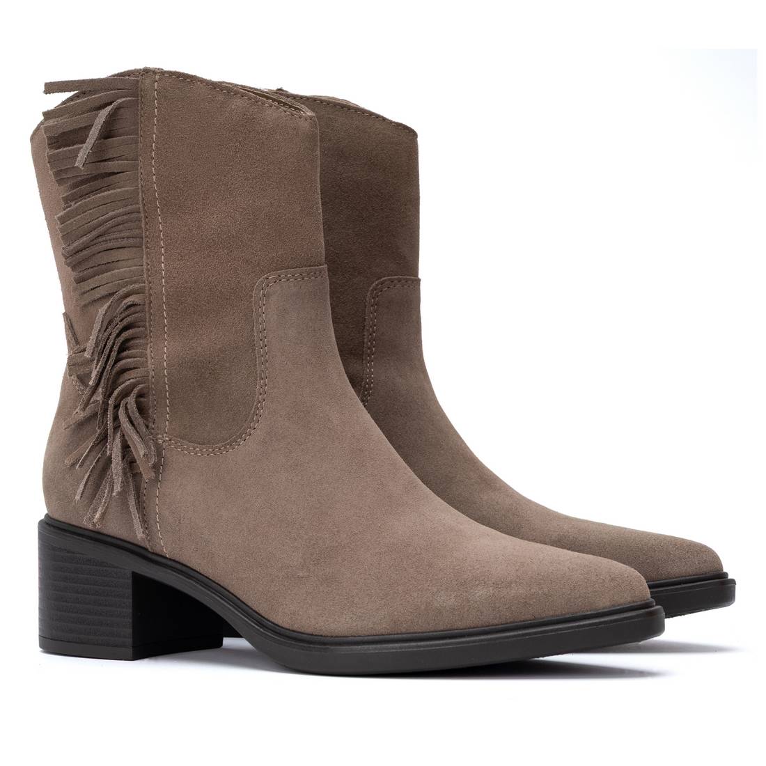 Carmela 16425203 bottine cuir franges marron