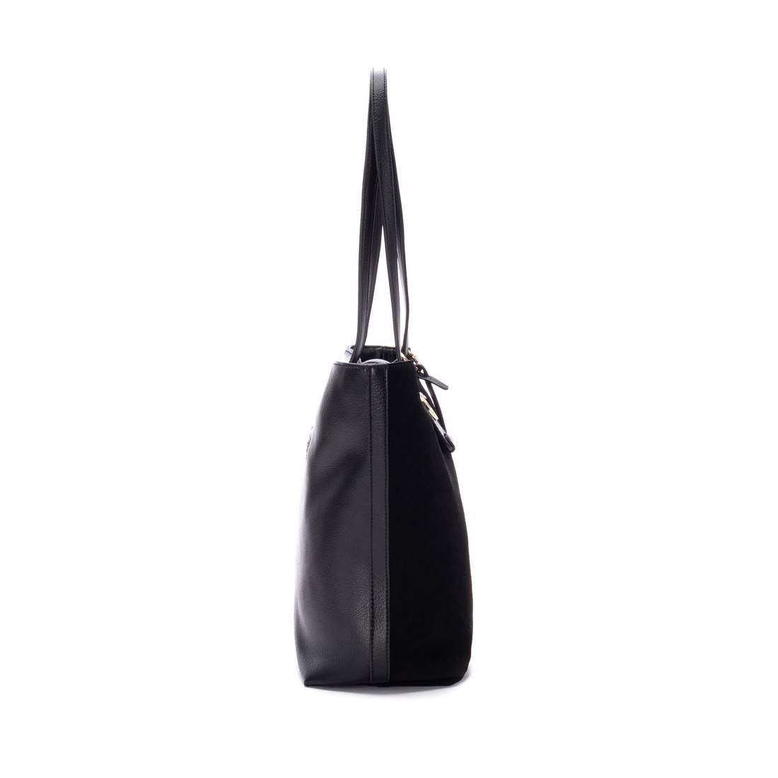 Carmela 18616202 shopper cuir noir 46 cm