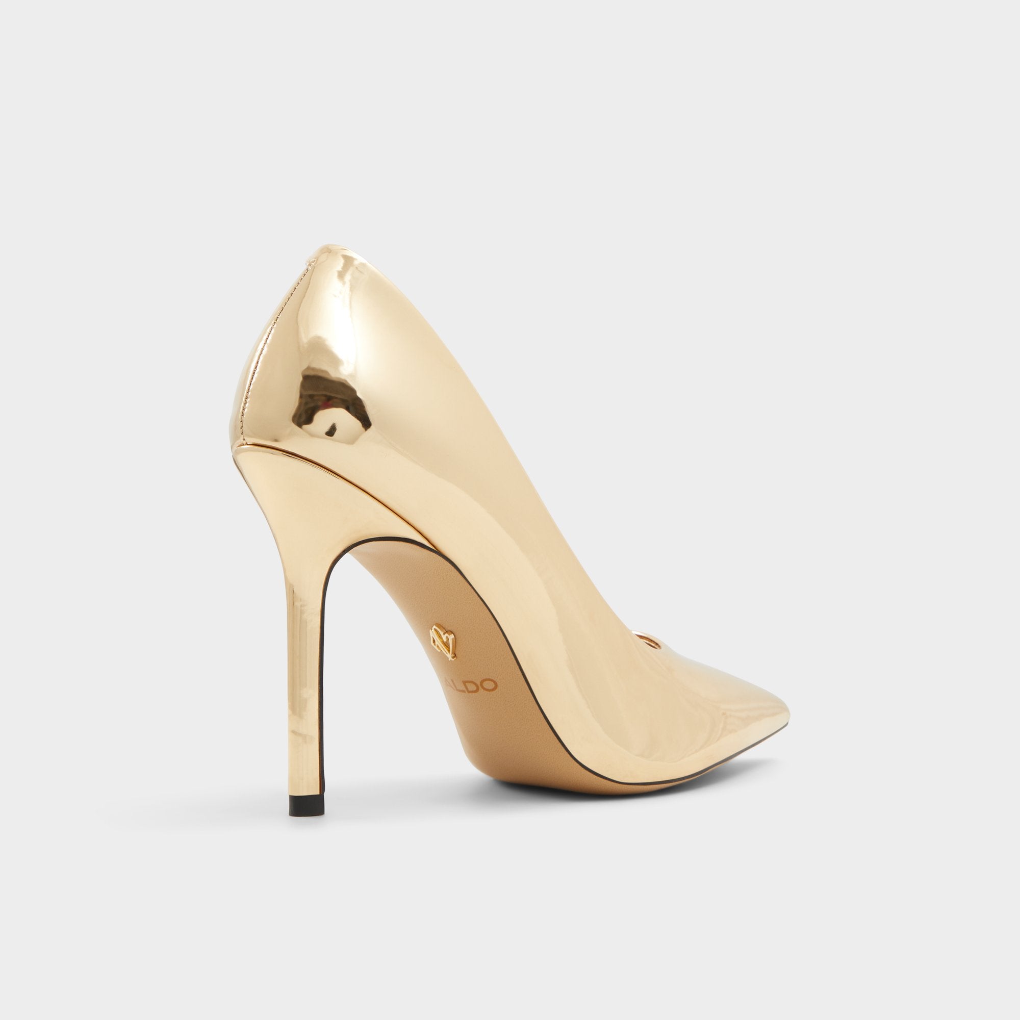 ALDO Sockeye escarpins talon doré métallisé