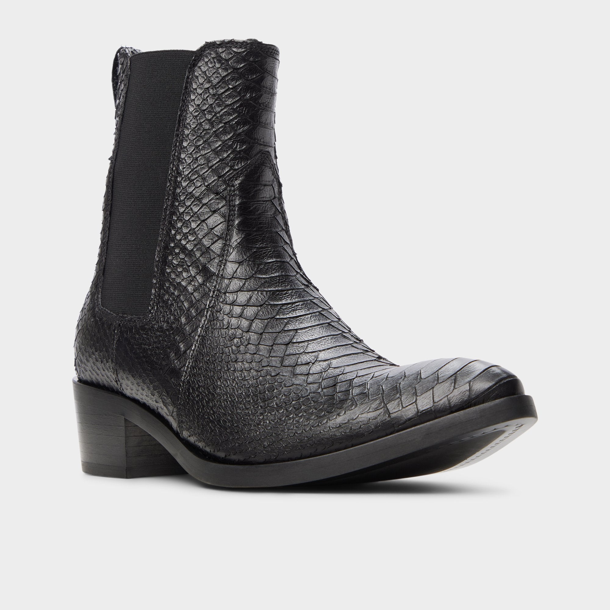 ALDO Mavrik bottes western noires serpent