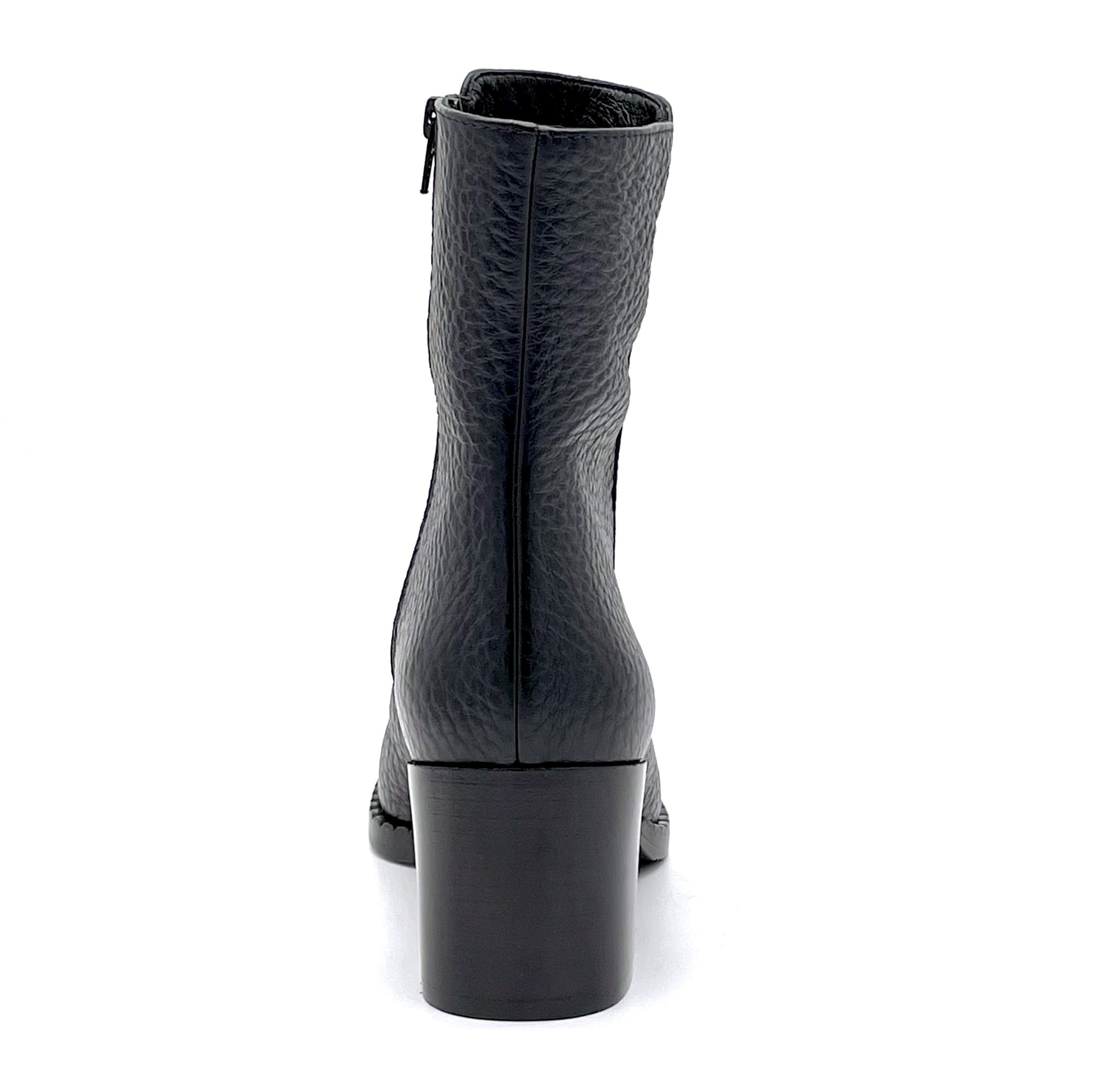 ELATA 51504_3 bottines cuir noir talon 6 cm