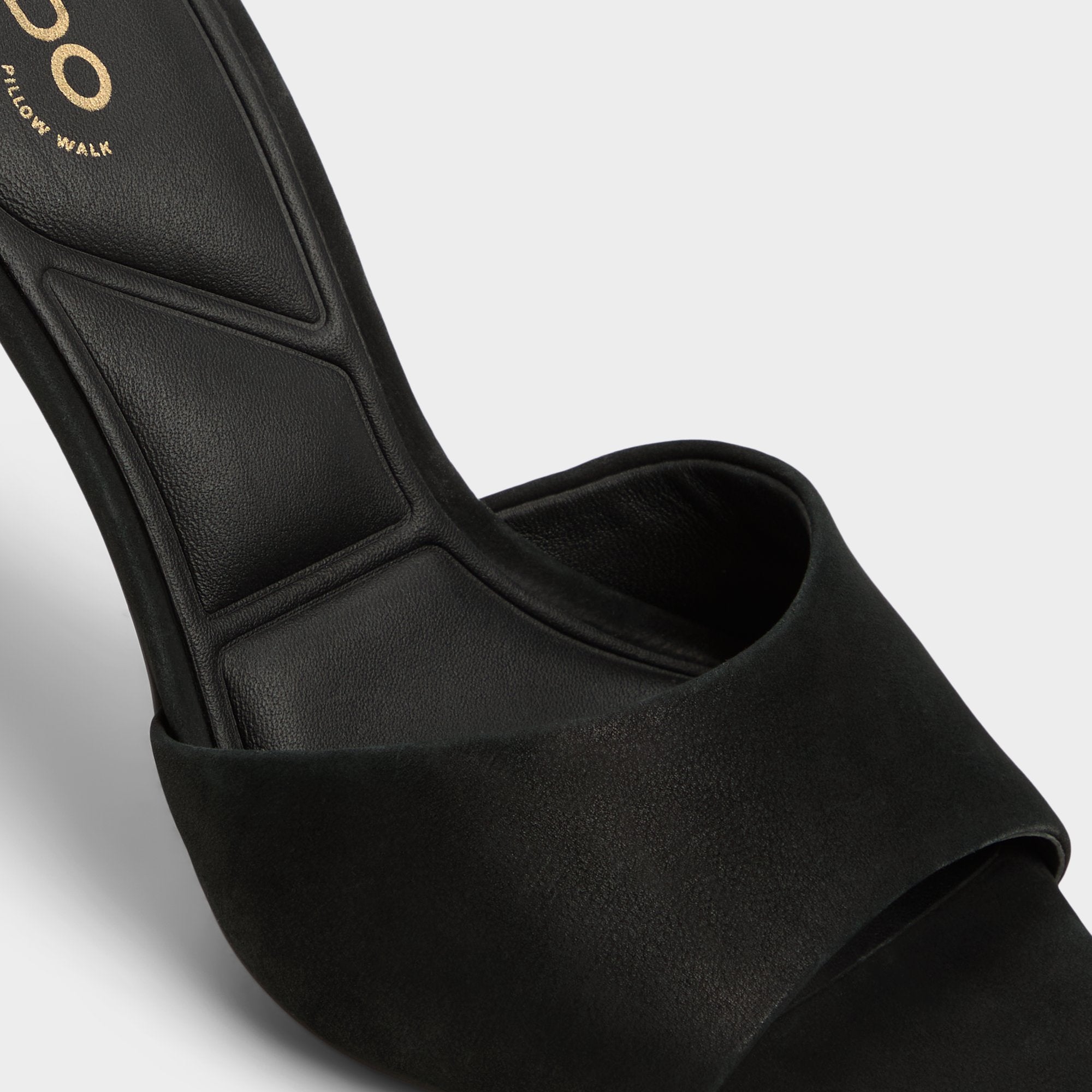 ALDO Seashella escarpins noir suède serpent