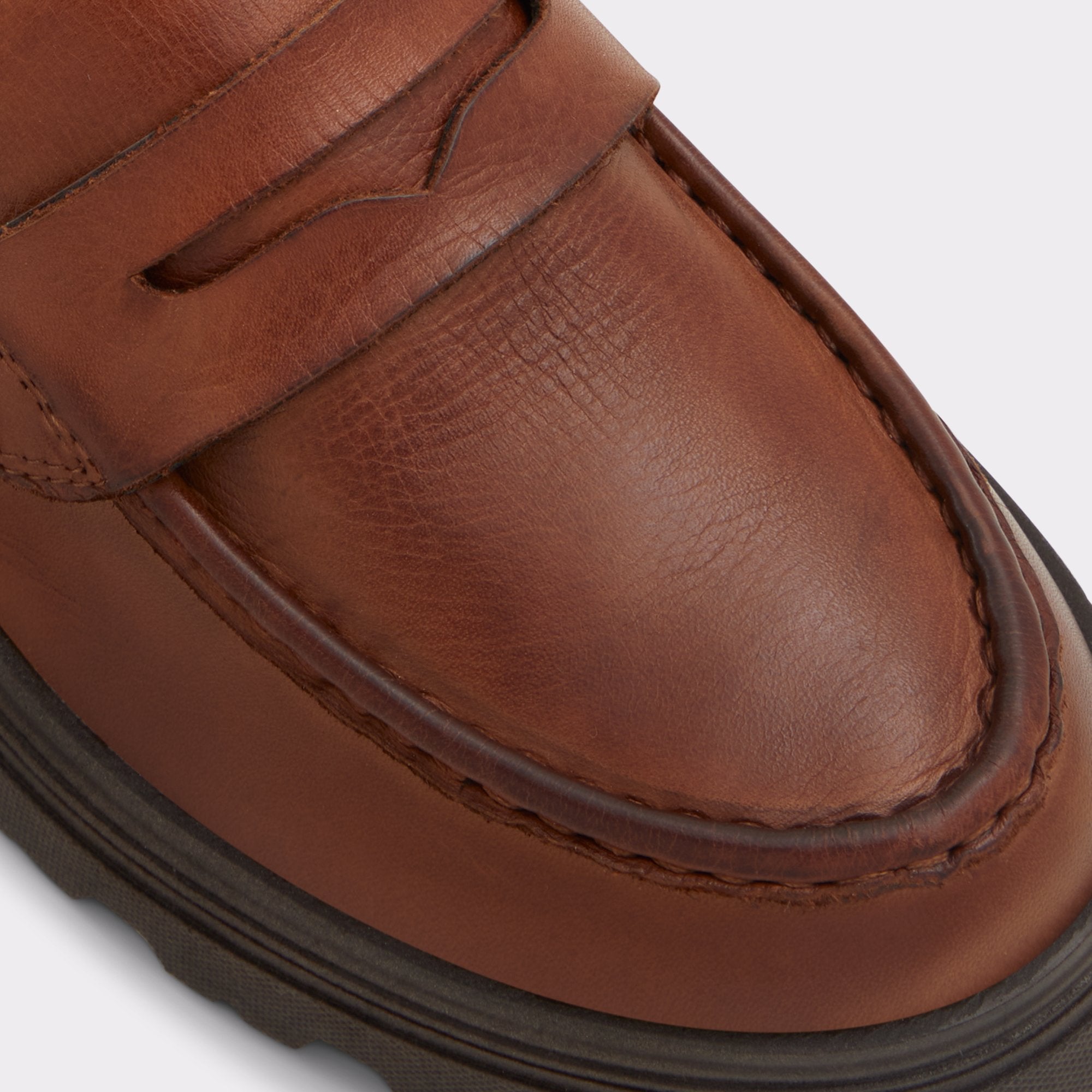 ALDO Biglect mocassins à talon marron chunky