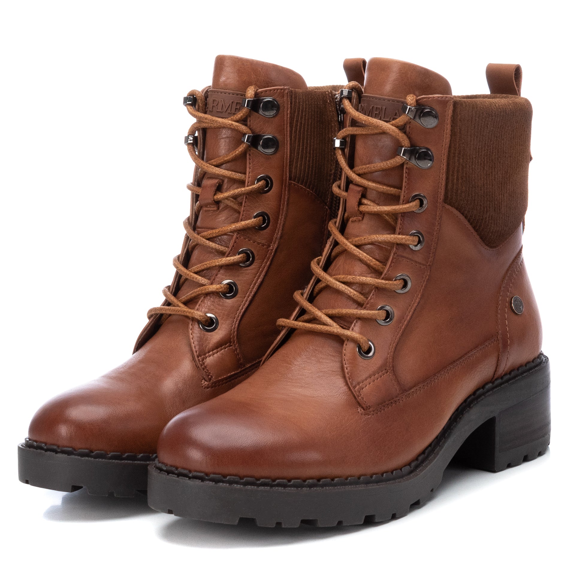Carmela 16019902 bottines femme marron cuir lacets