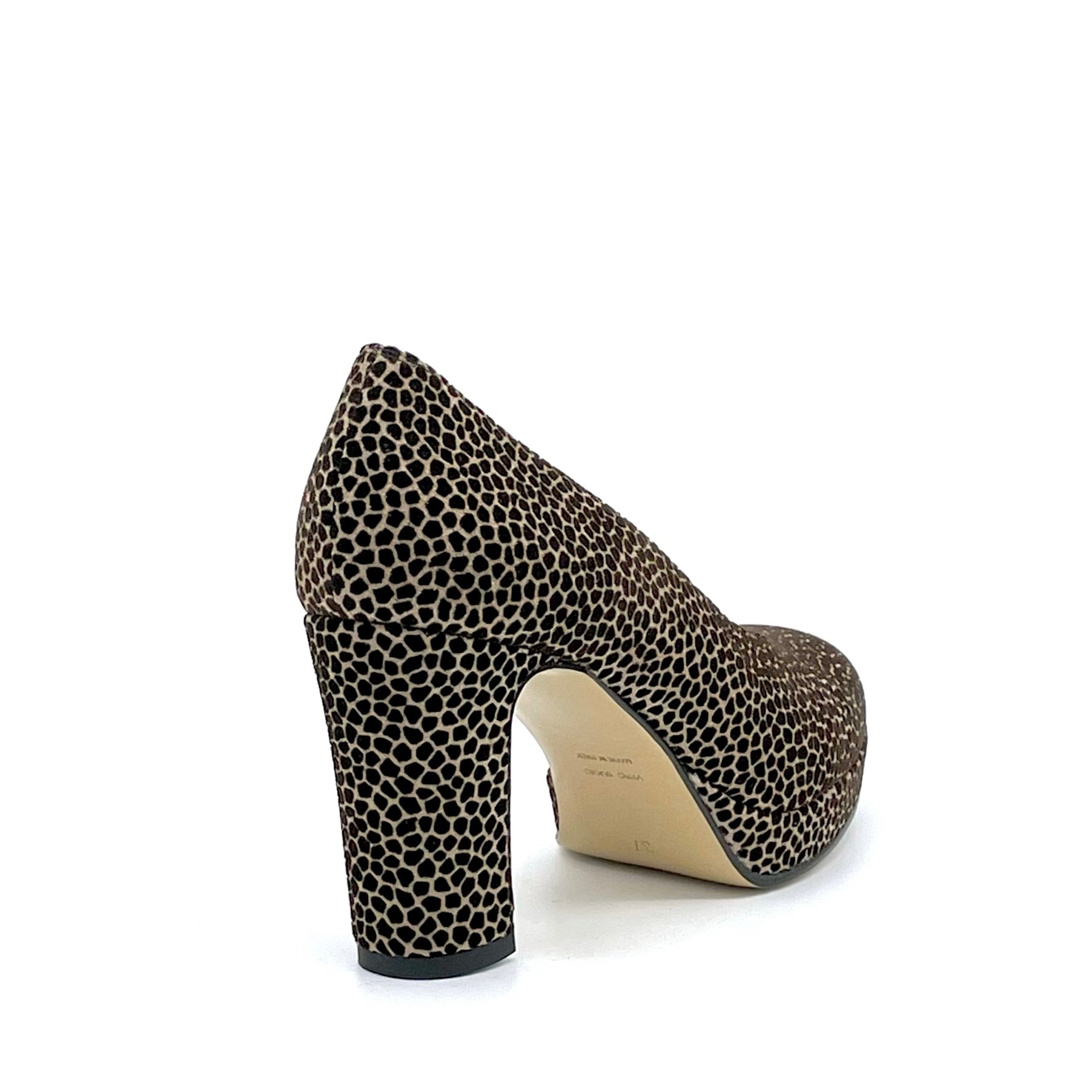 Elata 54509 escarpins imprimé plateau talon 9,5 cm